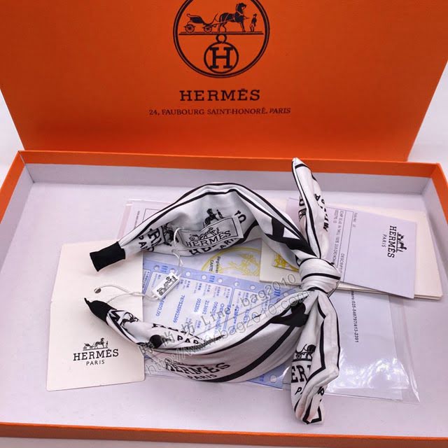 Hermes首飾品 愛馬仕進口真絲面料發箍 Hermes火爆定制款發箍  zgh1548